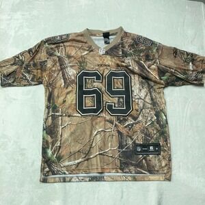 Minnesota Vikings Reebok NFL Jersey Jared Allen #69 RealTree Camo Print Mens M